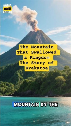 The Mountain that Swallowed a kingdom || the story of krakatoa #history #aihistory #facts