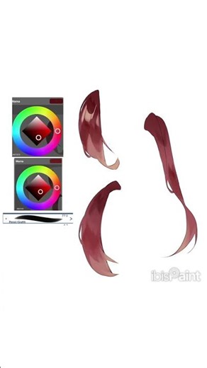 Hair shading tutorial- ibis paint x