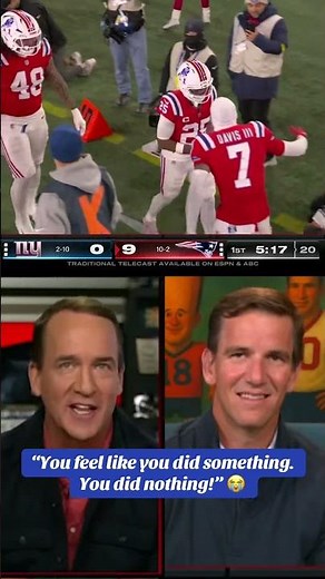 Peyton housed it himself? 😭 Watch the Manningcast on ESPN2