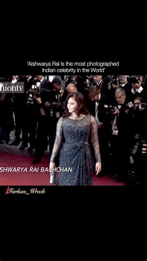 Aishwarya rai bachchan is the most photographed woman worldwide 🔥 #shorts #aishwaryaraibachchan