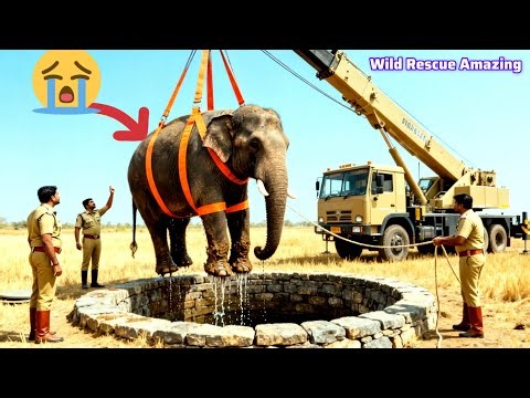 Rescue Team Saves Elephant in Well Thanks to Smart Dog | Wild Rescue Amazing