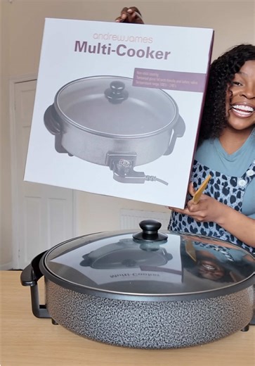 Andrew James Multi Cooker: Large Non-Stick Electric Frying Pan