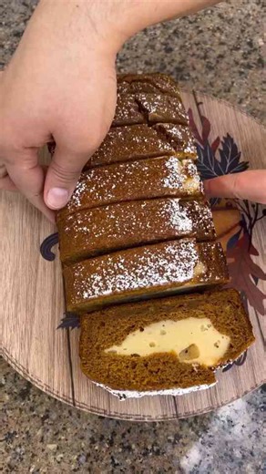 Pumpkin cheesecake loaf cake