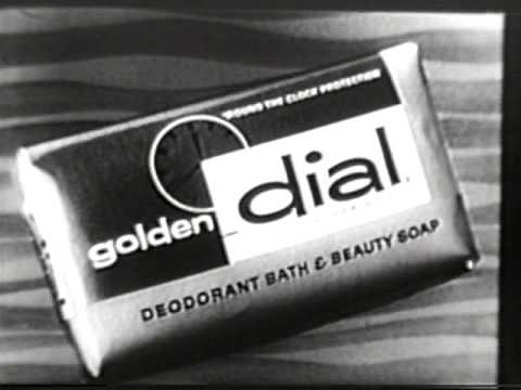 Vintage Old 1950's Commercial Golden Dial Hand Soap 1957