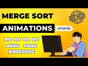 Merge Sort Animations | Data Structure | Visual How