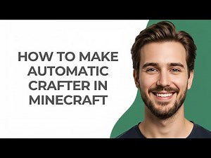 How To Make Automatic Crafter In Minecraft - GUIDE!