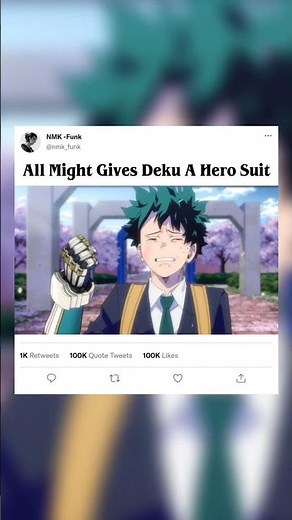 Deku become hero again | My Hero Academia Edit | NO BATIDÃO (Slowed) | Epic Anime AMV | [4K]