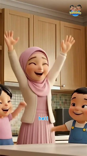 Bantu Bunda di Dapur | Lagu Anak Indonesia Ceria Masak Nasi Goreng | Bebimo