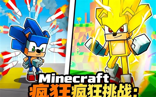 [中配]Minecraft疯狂挑战：索尼克硬核生存100天！ - Gazer