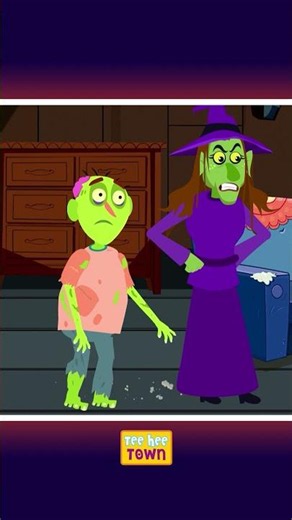 Five Skeletons Sliding On The Bed #shorts#kidssongs #spooky #teeheetown