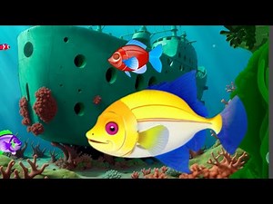 4k Sensory Fish Animation for Kids | Lullabу and Calming Undersea Animation