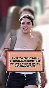 She is Tom Cruise’s only biological daughter, and her life is nothing like his adopted children. #TomCruise#SuriCruise #celebrity #foryou#usa