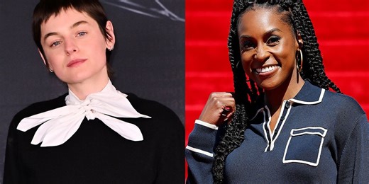 Emma Corrin celebrates love story with 'brilliant' Issa Rae on 'Black Mirror' season 7