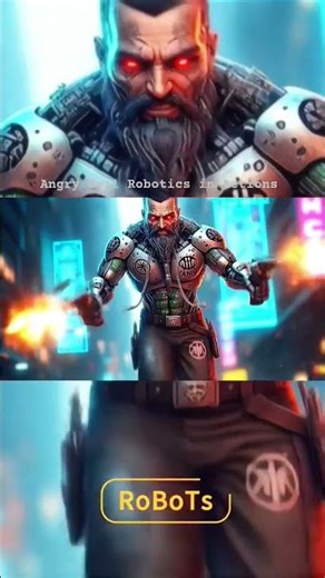 Animated angry #gangster #evil #dead #cartoon Robots #entertainment #robotics #cartoon #ai #shorts