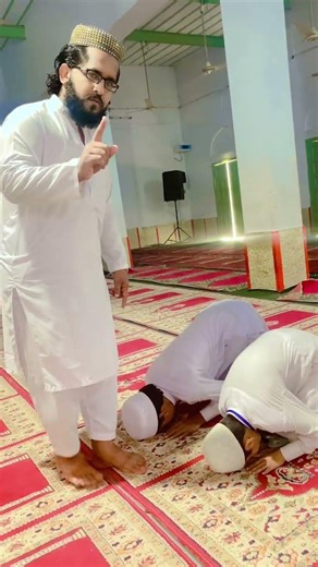 Teacher Teaching Student How to Pray (Step by Step Salah Guide)