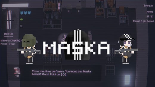 化身Killa的俯视角射击游戏《Maska》【Global Game Jam 2026】
