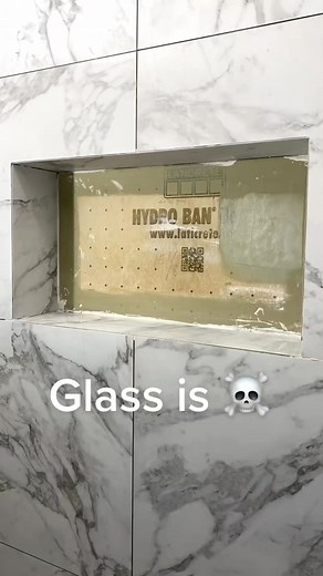 Glass mosaic is old news. Large Format tile is the way to go! #PlutoTVDecades #tutorials #howto #diy #learnhow #construction | Winnidesigns | Facebook