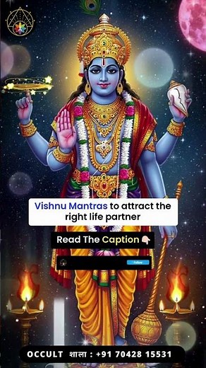 ✨ 5 Vishnu Mantras to Attract Divine Love & Marriage ✨