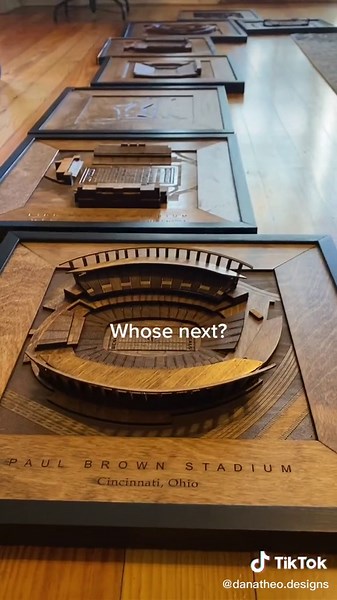 Cincinnati Bengals Sports Art | Paul Brown Stadium Seating Chart