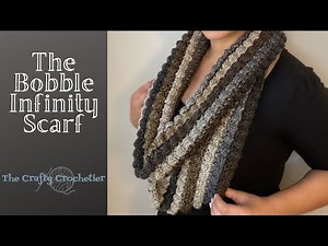 The Bobble Infinity Scarf//Free Crochet Pattern