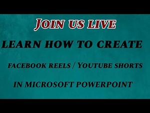 Learn how to create Facebook /Instagram reels and YouTube shorts in Microsoft PowerPoint