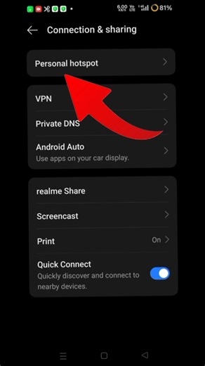 Kisi bhi mobile mein hotspot Kaise on Karen | how to turn on Hotspot on any phone#techfrack #shorts