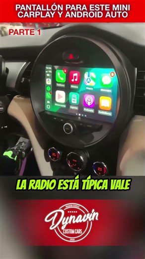 1. 🔥PANTALLA XL EN MINI 🔥( CARPLAY / ANDROID AUTO ) F55 +2014 Y F56 +2014. #MINI #ONE #cooper
