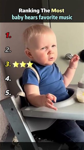 Ranking The Most baby hears favorite music