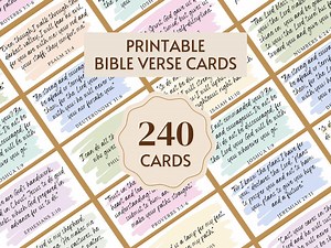 Printable Scripture Cards, Printable Bible Verse Cards, Mini Scripture Cards, Prayer Cards, Bible Affirmations, Encouraging Devotional Cards - Etsy UK