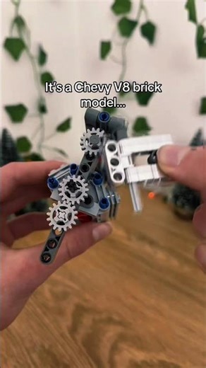 Perfect gift for car enthusiasts.. V8 engine model kit.🚗💨🎁#carguy #lego #engine #toy