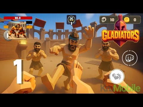 Gladiator Simulator: Arena War - Gameplay Walkthrough Part 1 - Wave 1 (Android, IOS)