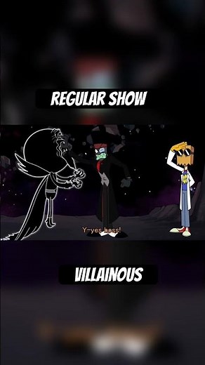 Regular Show x Villainous 🔥 Cartoon crossover chaos #regularshow #villainous #og