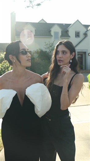 on our way to @Elton John ‘s oscars after party … WHAAAAT?? (omg we’re screaming) #EJAFOscars M: @FERRAGAMO @TOUS @etam P: @federicopenhas