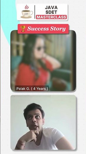 Palak’s Journey of SDET master class #sdet #techwithjatin