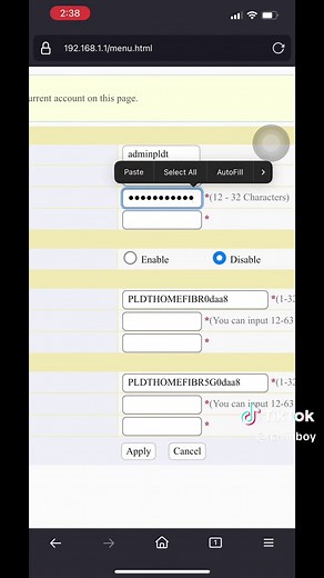 PLDT HG6245D Superadmin Password Change (Part 2)