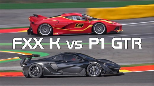 McLaren P1 GTR vs Ferrari FXX K – Epic Sound Battle of Track-Only Hypercars