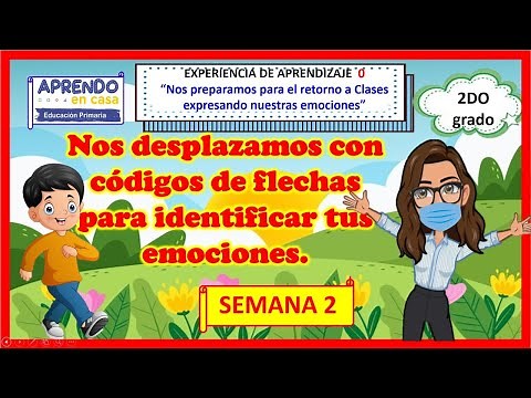 Nos desplazamos con códigos de flechas para identificar tus emociones.2DO GRADO- MATEMÁTICAS