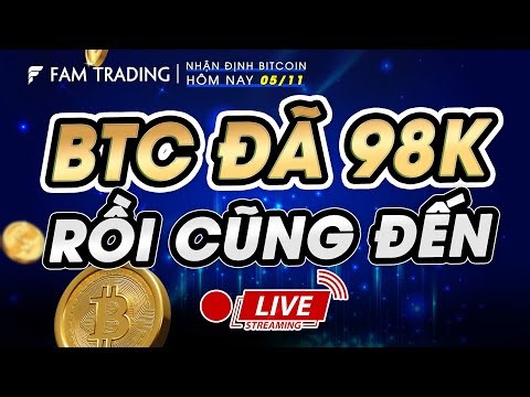 Cập nhật thị trường Crypto: BITCOIN HÔM NAY ĐÃ 98K - RỒI CŨNG ĐẾN