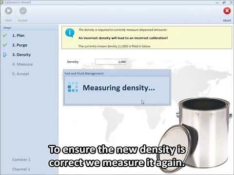 How to calibrate a new X-SMART, Harbil or HP paint dispenser