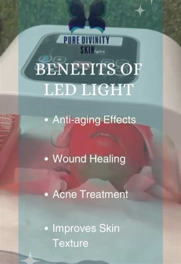 Benefits of led light therapy #hydrafacial #ledlights #facial #foryoupage