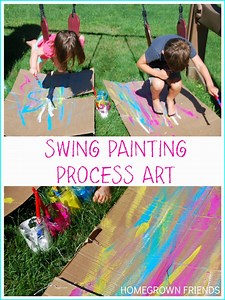 Swing Painting Process Art - Homegrown Friends