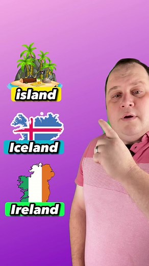 Island 🏝️/ Iceland 🇮🇸/ Ireland 🇮🇪 pronunciation 🗣️ #pronunciation #learnenglish #inglish #ielts #teacher #英語