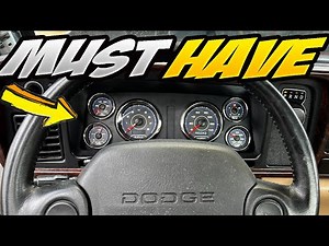 Best 2nd Gen Dodge Ram Gauge Cluster Upgrade | New Vintage USA Gauges