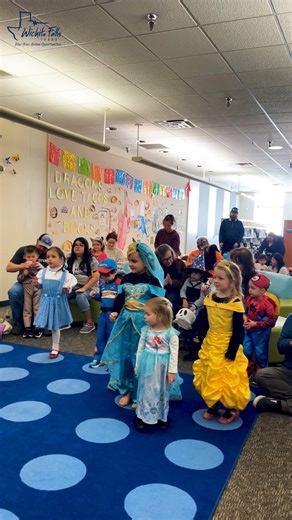 4.1K views · 37 reactions | The cutest ghosts, ghouls, and superheroes took over the City of Wichita Falls Public Library today! ✨ The Halloween Costume Parade brought big smiles, sweet treats, and lots of dancing.  Thanks to everyone who joined in the fun. We loved celebrating spooky season with you!  | City of Wichita Falls, Texas Government | Facebook