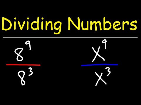 Dividing Exponents with the Same Base