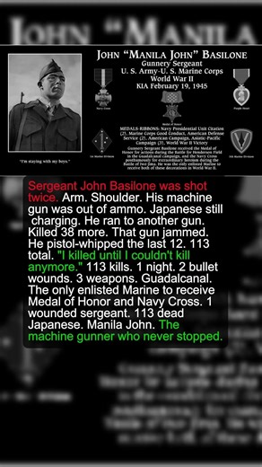 1 Wounded Sergeant Killed 113 Japanese Before Running Out of Ammo | Military History Talks