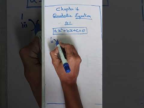 Quadratic Equations Exercise 4.1 | Class 10 Maths | Step by Step