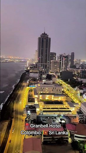 Granbell Hotel Colombo 🇱🇰 Modern 4⭐️ hotel right on Marine Drive with direct Indian Ocean views 🌊