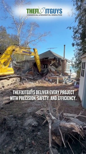 Professional demolition services