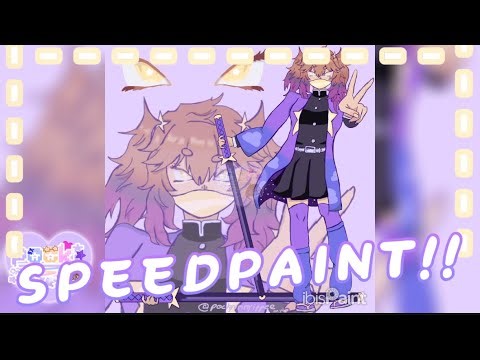 𐔌 . ⋮ SPEEDPAINT OF MY DEMON SLAYER OC!!! .ᐟ ֹ ₊ ꒱